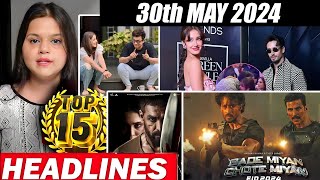 Top 15 Big News of Bollywood | 30th May 2024 | Ramayana, Sunny Deol, Salman Khan, Amir Khan