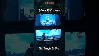 Red Magic 6s Pro Vs Iphone 13 Pro Max 😍 Speed Test 🔥 | PUBG MOBILE | BGMI #shorts #redmagic #iphone