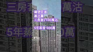 羅便臣道嘉兆台五年虧660萬三房戶2100萬 #羅便臣道嘉兆台