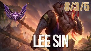 1000LP Master Challenger in CN Server: Lee Sin Showcases Stylish Moves with Seamless Skill Execution