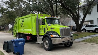 GFL:Peterbilt 348 CNG Heil powertrak on manual trash 732012