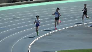 20230423 第３回延岡ジュニア記録会 中高・一般男子 1500m決勝（寿崎 舜・東海中3：4'31\