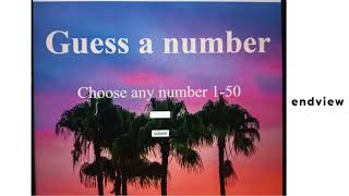 Creating an Interactive Number Guessing Game Using HTML, CSS & JS!