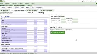 Taxfiler Tutorial Importing a trial balance from a CSV file