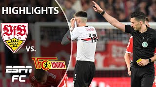 Two yellows in less than a minute! Stuttgart draws with Union | Bundesliga Highlights | ESPN FC