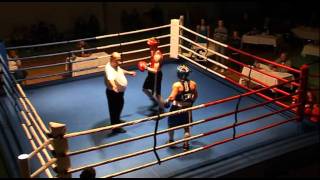 Evaldas Petrauskas vs  Rafat Perczyski (64 kg). 2011 year boxing match Lithuania - Poland