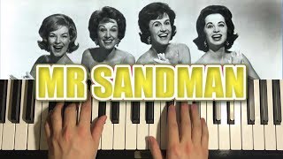 MR. SANDMAN (Piano Tutorial Lesson)
