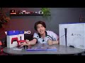 unbox ps5 slim เครื่องสีแดง