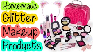 DIY all glitter makeup products at home||how to make makeup at home||homemade cosmetics||Sajal Malik