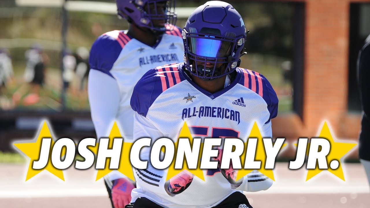 Highlights: Five-Star OL Josh Conerly Jr. - YouTube