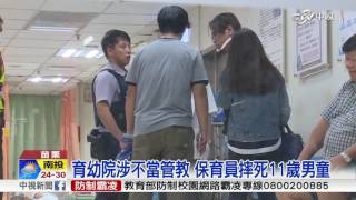 育幼院涉不當管教 保育員摔死11歲男童│中視新聞 20161010