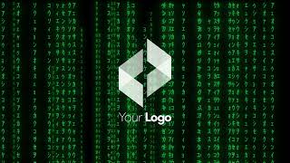 The Matrix Logo Animation Template (No.14) | [After Effects Template]
