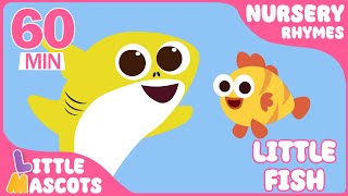 Little Fish🐠 | Fish Songs + more | Nursery Rhymes \u0026 Kids Songs | Little Mascots