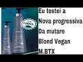 Testando a nova progressiva da mutare M.B.T.X BLOND VEGAN. Será que eu gostei !