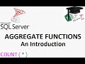 MS SQL Aggregate Functions for beginners - COUNT, SUM, MAX, MIN