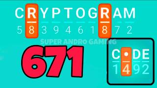 CRYPTOGRAM 671