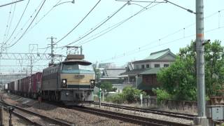 1061レ　EF66 36　ゼロロク　代走　　西明石～大久保間　2013年8月