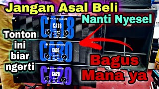 Review Power Built UP CA 30 vs CA20 vs CA18 ( Produk SoundStandard ) Cek Sound