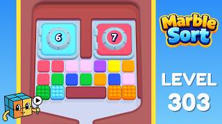 Marble Sort Level 303 Walkthrough Solution