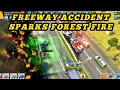 EMERGENCY HQ Police and Fire Rescue - Android Gameplay 348 - Freeway Accident Sparks Forest Fire