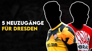 Dynamo Dresden: 5 Transfers für den Aufstiegskampf in der 3. Liga!