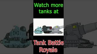 ⚔️ Which tank is the biggest? ⚔️ #TankBattleRoyale | Мультики про танки - #shorts