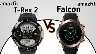 Amazfit T-Rex 2 vs falcon - full specs comparison video of Amazfit falcon vs trex 2 smart watch