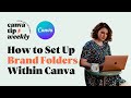 How to Set Up Brand Folders Within Canva