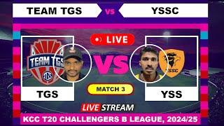 YSSC vs Team TGS Live Cricket Today