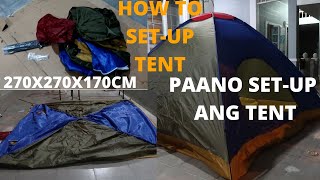 STEP BY STEP SET UP TENT 10 MAN TENT