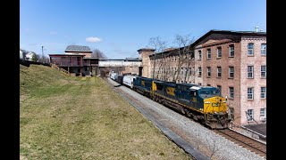 CSX River Sub and Metro North Hudson Action Line on a Great Winters Day