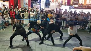 20220708 hongdae busking 홍대 댄스팀 (전 DOB멤버) 아쿠아(AQA) 버스킹 10 - 영웅 Kick It _ NCT 127