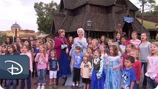 Frozen's 'Let it Go' on Good Morning America | Walt Disney World