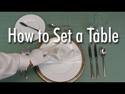 What is the proper way to serve a formal dinner?