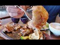 【沖縄グルメ うるま市】前原うるマルシェうるま市民食堂でガーリックチキンバターaランチ okinawa japan garlic chicken lunch food vlog