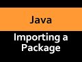 importing a Java Package