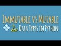 Immutable vs Mutable Objects in Python