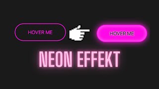 Neon Glowing Button Animation 💡 | CSS Hover Effects Tutorial
