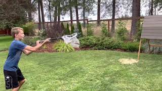 DIY Lacrosse Rebounder Wall