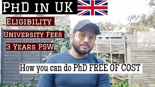 PhD in UK as an INTERNATIONAL STUDENT | Detailed Video on PhD in UK 🇬🇧