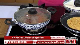 Homeshop18.com - 4 Pc Non-Stick Cookware Set By Brilliant