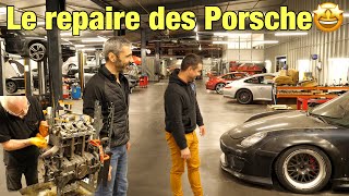 Visite guidée chez FLAT69🤩spécialiste de la reconstruction et fiabilisation des moteurs PORSCHE🔥