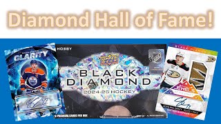 Diamond Hall of Fame to Start the Year! 2024-25 Upper Deck Black Diamond Hockey