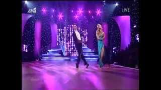 Dancing with the stars 5 Gaetano Parisi and Christina Aloupi FOXTROT
