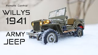 Willys Army Jeep 1/12th Scale - Highly Detailed Remote Control Jeep - Review