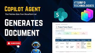 Build a Copilot Agent That Fetches a SharePoint List & Auto-Generates a Word Document | Agent Flows
