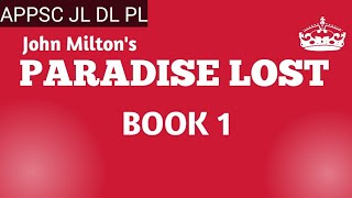 Paradise Lost Book 1 in Telugu I APPSC Junior lecturer  Degree Lecturer Polytechnic Lecturer English