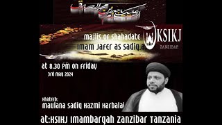Live majlis of Shahadate Imam Jafar Sadiq.as at KSIKJ Imambargha