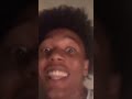 Glokk40 IG live smacked his friend