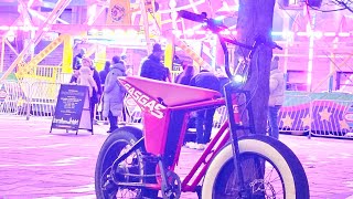 GAS GAS MOTO 1.0 Vancouver Downtown Christmas Magic Night Ride #gasgas #vancouver  #christmas #vlog